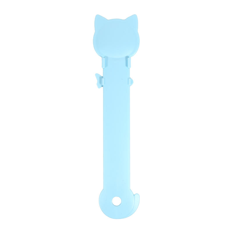 

Cute Cat Strip Feeder Spoon Long Handle Lickable Wet Food Squeeze Spoon For Kitten Meat Mud Feeding Pet Feeding Supplies светло-синий