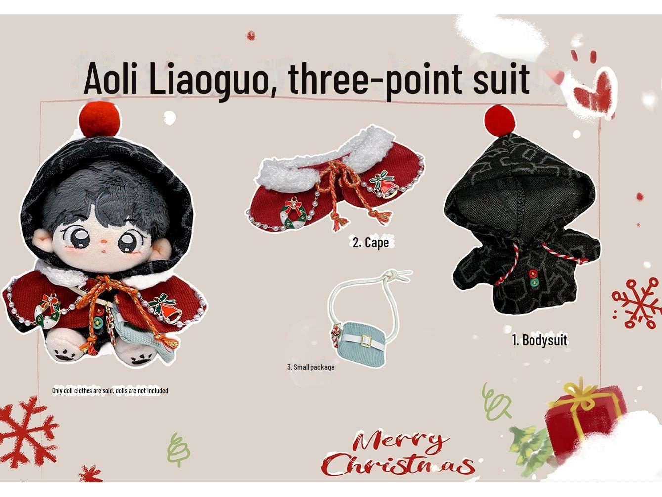 

Бавовняний одяг для бебі-дол 10 см : Маленький дослідницький джинсовий костюм - Новий дизайн 10cm Doll Wear