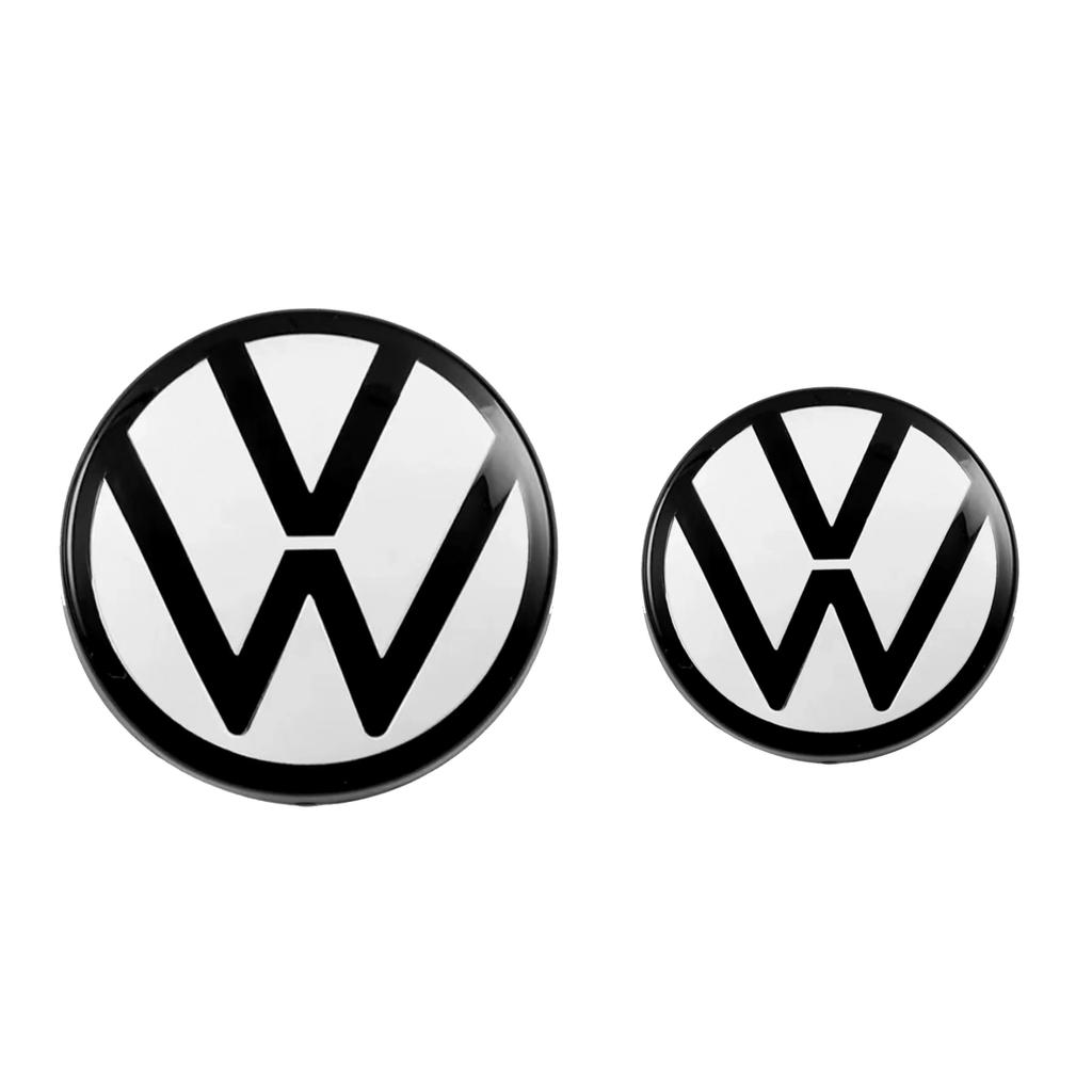 For Volkswagen VW 1/2Pc For Volkswagen VW Golf 6 MK6 MK8 Golf 7 MK7 7.5 Golf 8 VARIANT Car Front Hood Emblem Boot Badge Front Grille Logo Sticker