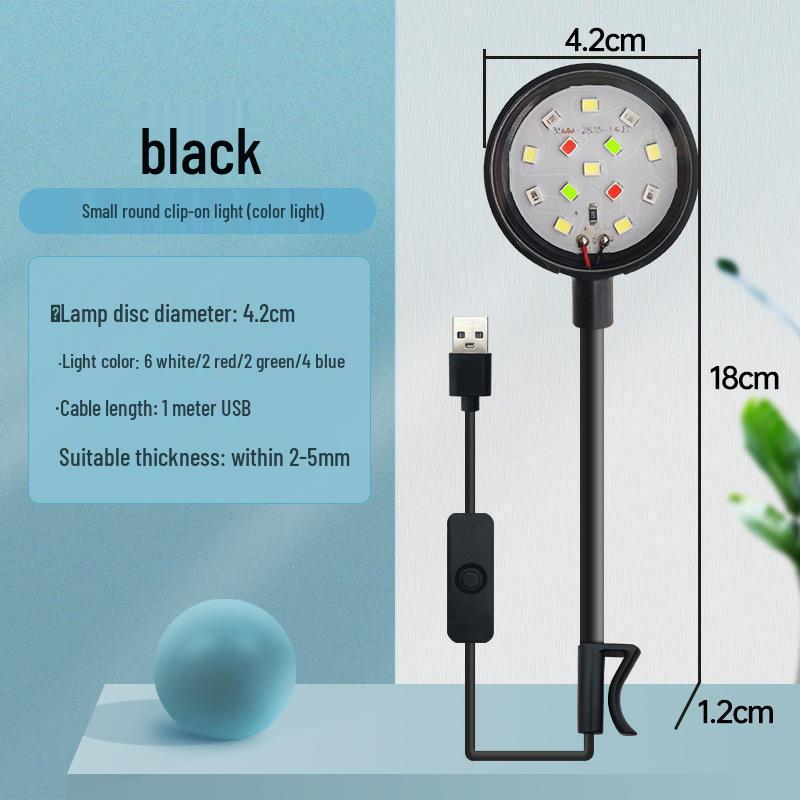Mini LED USB Aquarium Light: Waterproof Lighting for Small Tanks and Aquatic Plants