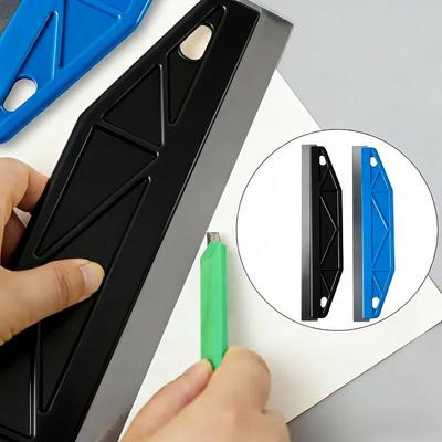 1Pcs Stainless Steel/Plastic Paint Protector With Non-Slip Handle And Precision Cutting Edge Heavy-Duty Plastic Paint Edge Guard