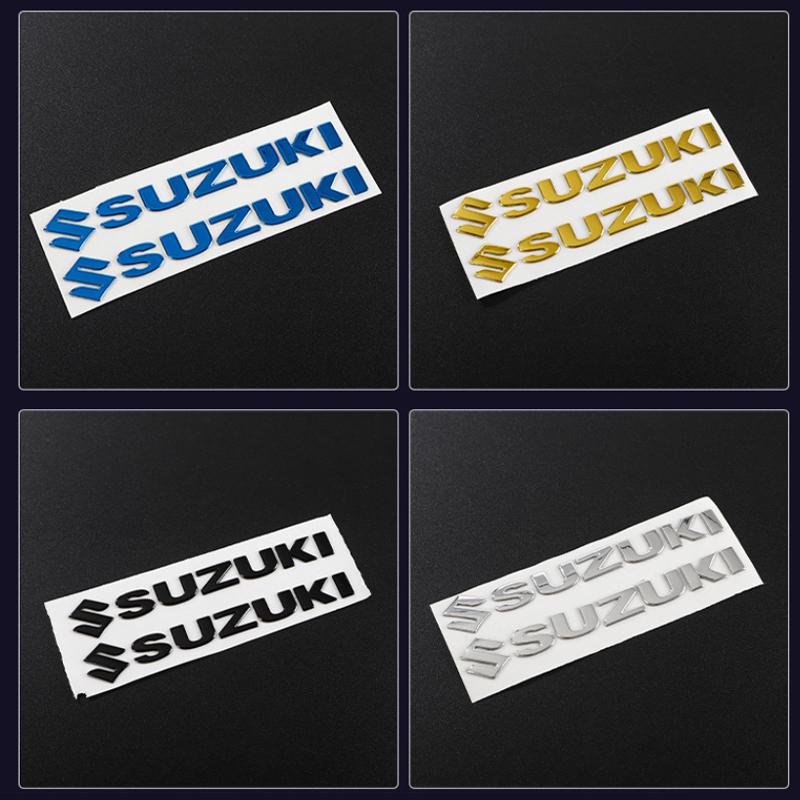 2pcs Soft Label for SUZUKI Swift SX4 S Cross Jimny Samurai Alto Ignis Grand Vitara Motorcycle Sticker Body Decal Decoration
