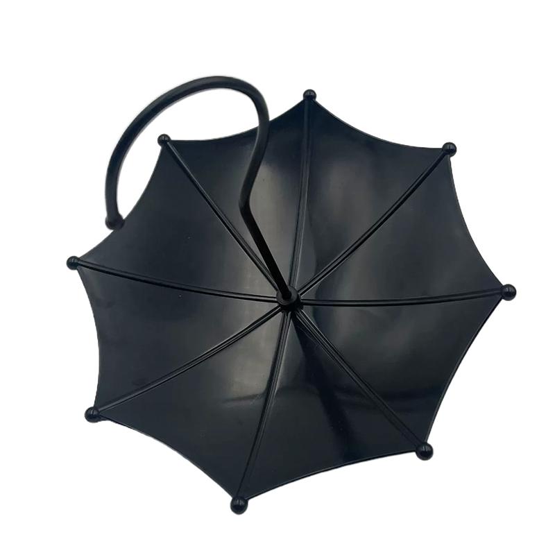 Umbrella Shaped Hanging Bird Feeder Outdoor Metal Bird Bath For Garden Bird Feeder Window Outside Hanging Bird Feeder Drinker