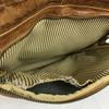 Connie Line Genuine Leather Boston Bag Brown Multiple Pockets Shoulder Carry(USED)