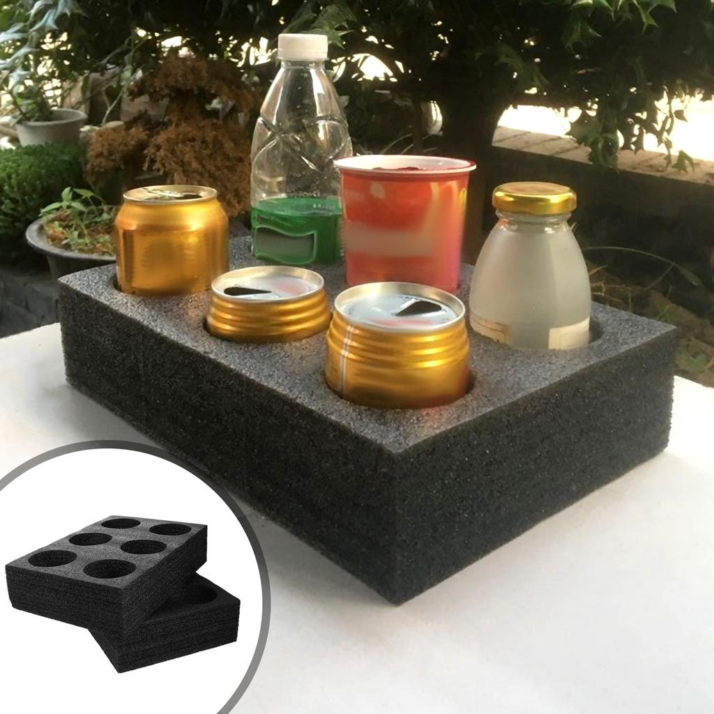 2 Pcs Drink Cup Bracket Drinks Espresso Fixing Holder Outdoor Stand Tray Convenient Coffee Carrier Milk Tea
