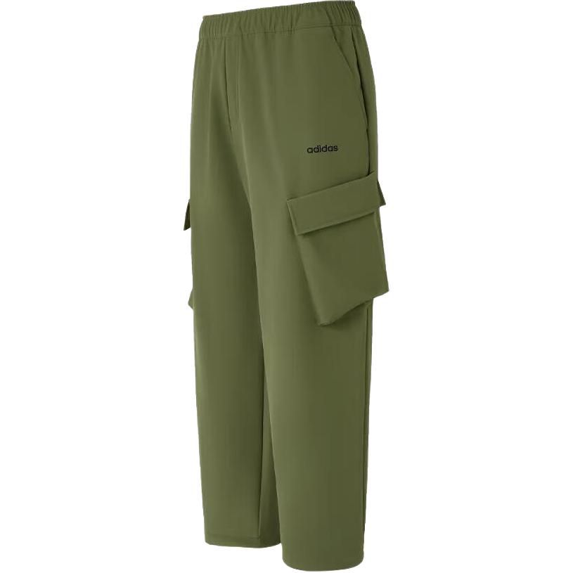 Adidas FW25 Fleece Sports Woven Warm Lace-Up Mid-Rise Casual Pants Men bottoms KV3989 S
