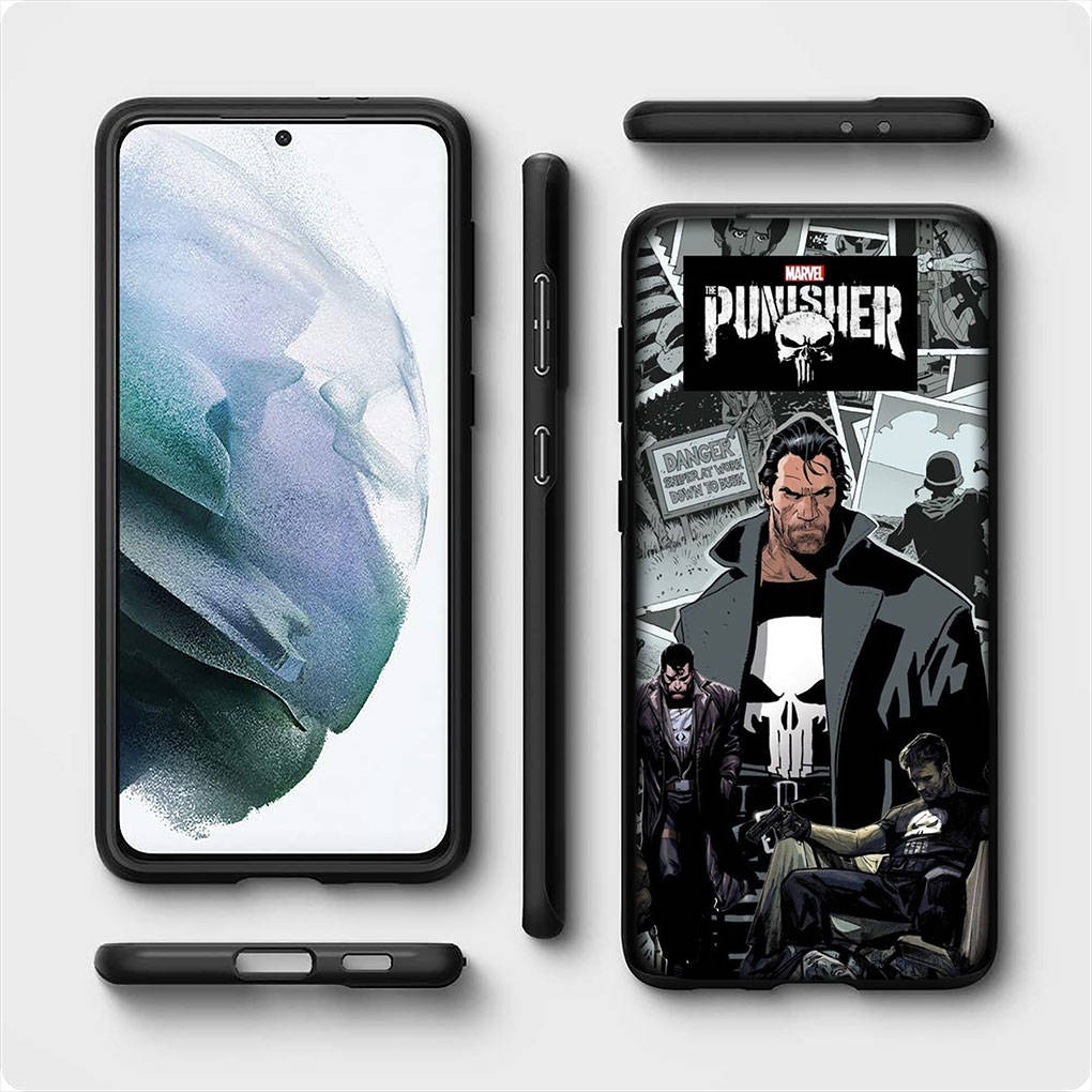 Carcasă de telefon Marvel Punishers pentru iPhone 16 15 X XR Samsung Galaxy S24 S23 Plus Xiaomi Redmi Note 13 12 11 Pro Max 9 10 14 S22 13COPPO pentru Huawei