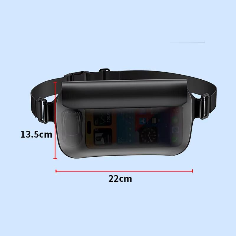 Waterproof Swimming Bag for Skiing, Drifting, Diving, Shoulder Bag, Waist Bag, Underwater Phone Bag, Beach Swimming Protection