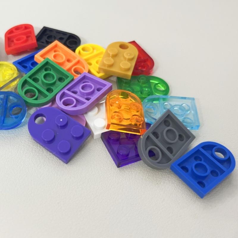 3176 Plate Modified 2 x 3 with Hole Bricks Collections Bulk Modular GBC Toys For Technical MOC Buildings Blocks Compatible
