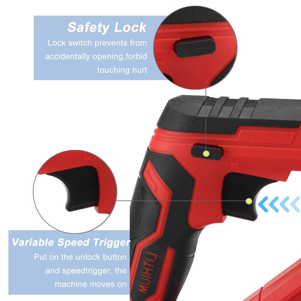 2400W Cordless Electric Reciprocating Saw Brushless Electric Saw Metal Woodworking Tools For 18V Battery