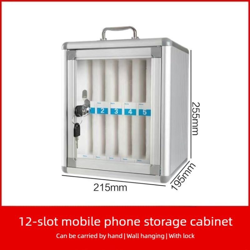 Cell Phone Safe Deposit Box Portable Phone Storage Box Transparent Restaurant Employee Storage Student Meeting Factory Locker