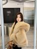 2025 Trendy Women's Faux Fox Fur Coat - Autumn/Winter Thickened Fashion Outerwear