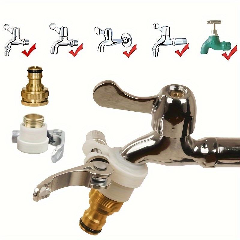 3-in-1 Copper Faucet Adapter Set Garden Quick Connect Hose Connector
