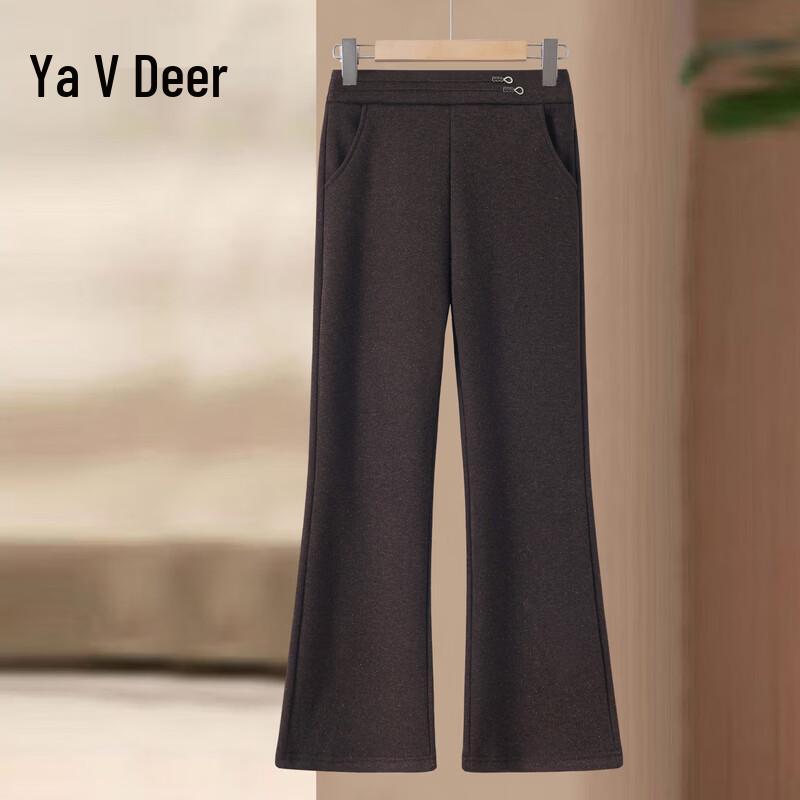 Yalu Mama Women's Autumn/Winter Micro Flared Casual Pants