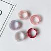 Colorful Open Marbling Ring Aesthetic Acetate Colorful Acrylic Thick Round Rings for Women Girls Jewelry Accessories Gifts
