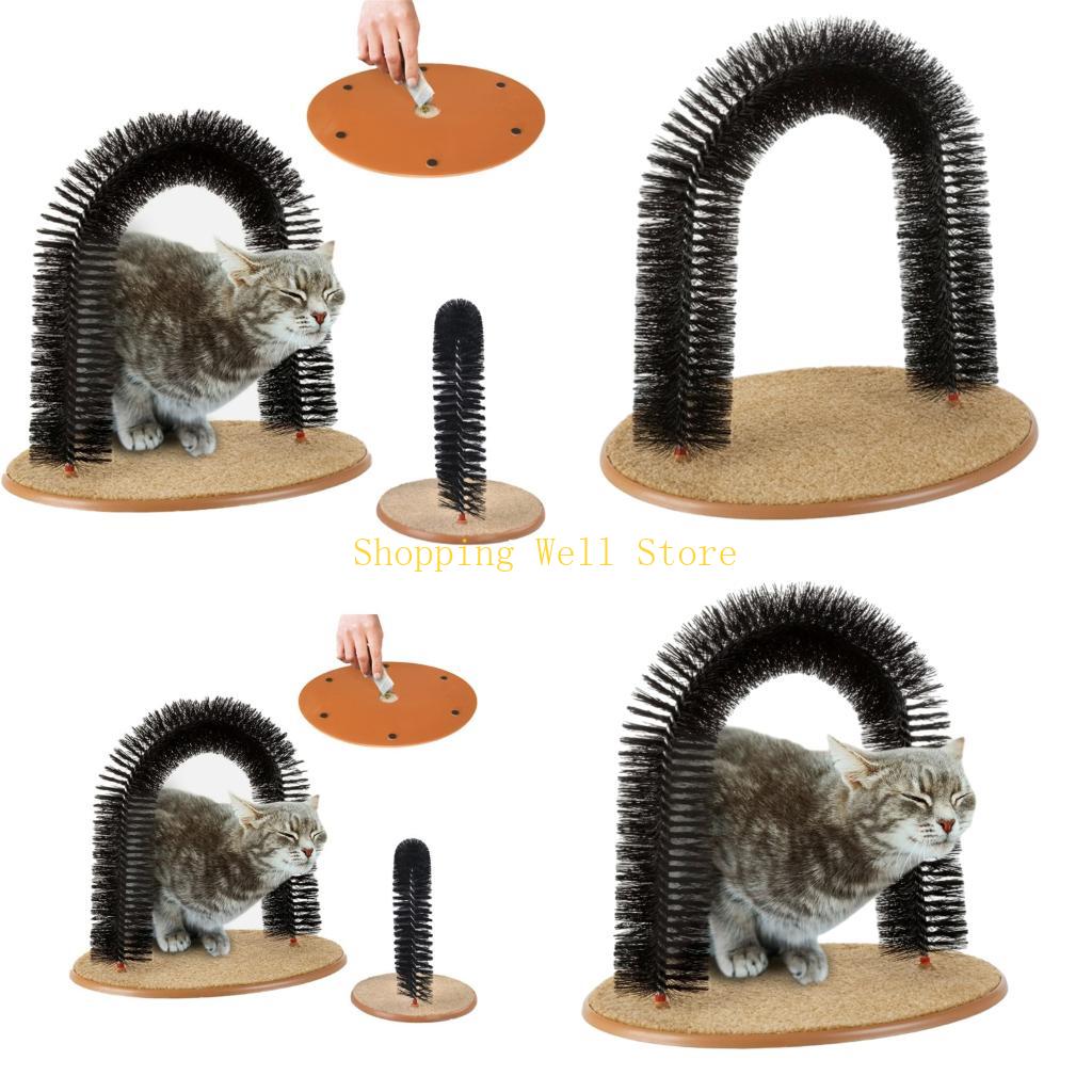 

KX4B Interactive Boredom Scratching Arch Massage Brush Kitten Grooming Tool China Mainland