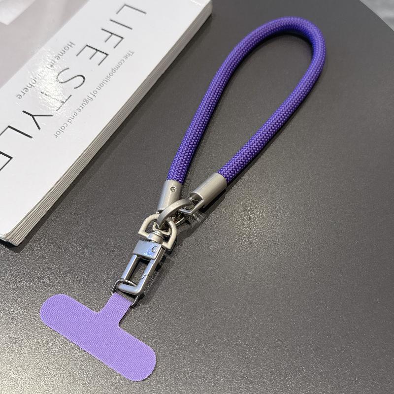 Portable Mobile Phone Hand Wrist Straps Nylon Colorful Anti-Fall Lanyard With Gasket Detachable Cellphone Hanging Cord