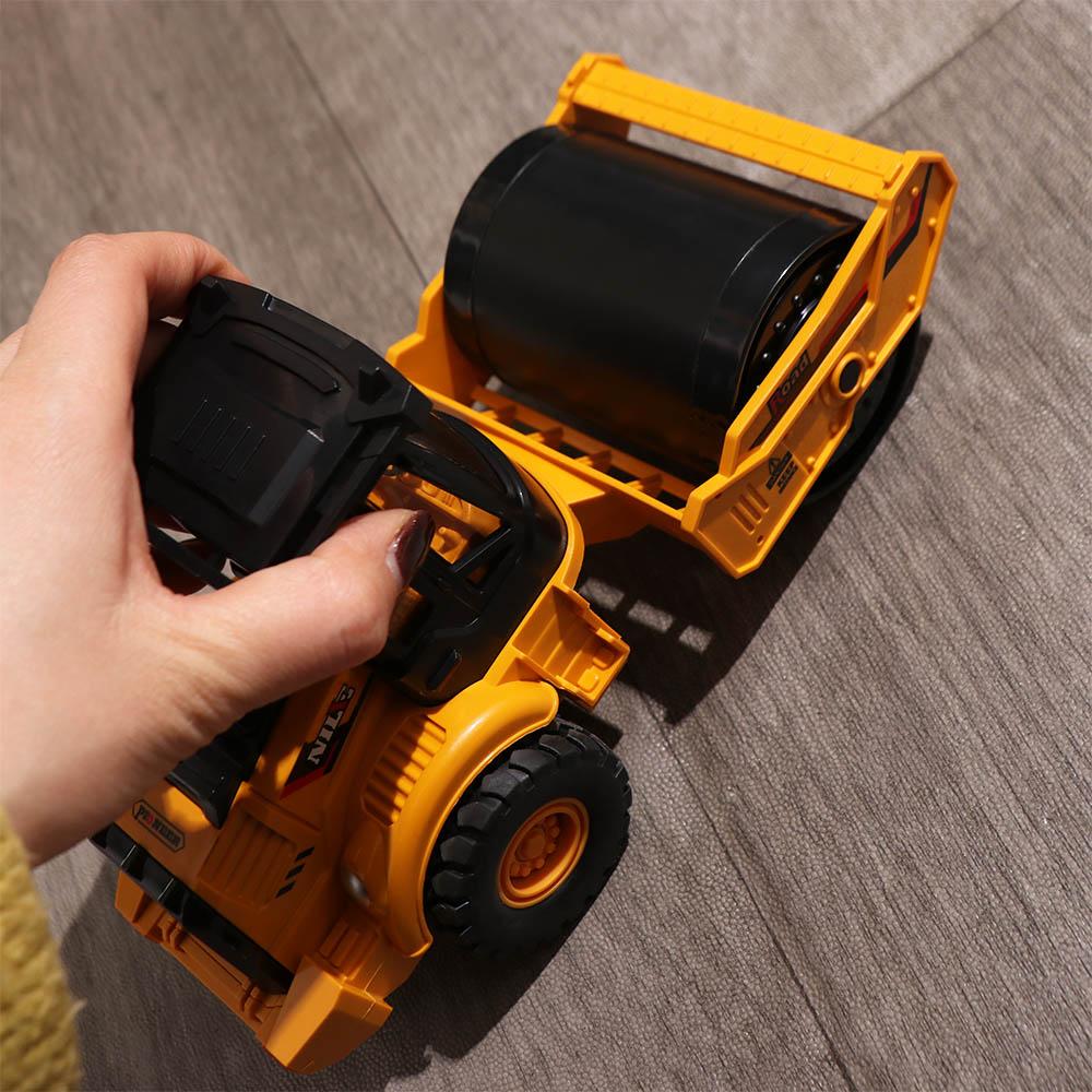 Road Roller Engineering Car Model Forklift Dumper Excavator Bulldozer Toy  Kids Gifts