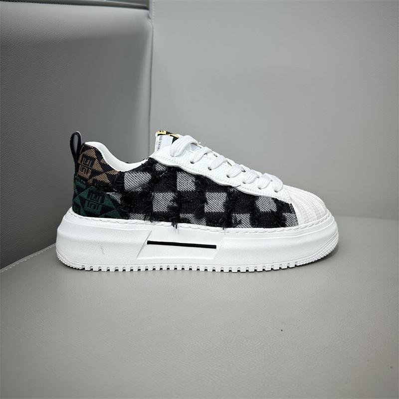 New high-end casual shoes autumn new thick baseplate shoes niche lightweight trendy shoes bm