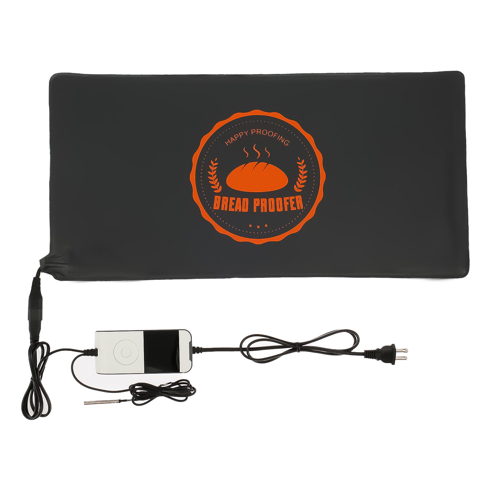 

Коврик для расстойки хлеба на закваске 50°F до 113°F Регулируемый с контролем температуры Расстойщик для хлеба Подъемник теста Нагревательный инструмент для выпечки