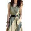 2026 Summer Slimming Army Green Dress: Light Luxury, Flattering & Stylish for Women