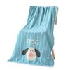 Large Grade A Yarn-Dyed Jacquard Cotton Bath Towel - Thick, Absorbent, Adult Style