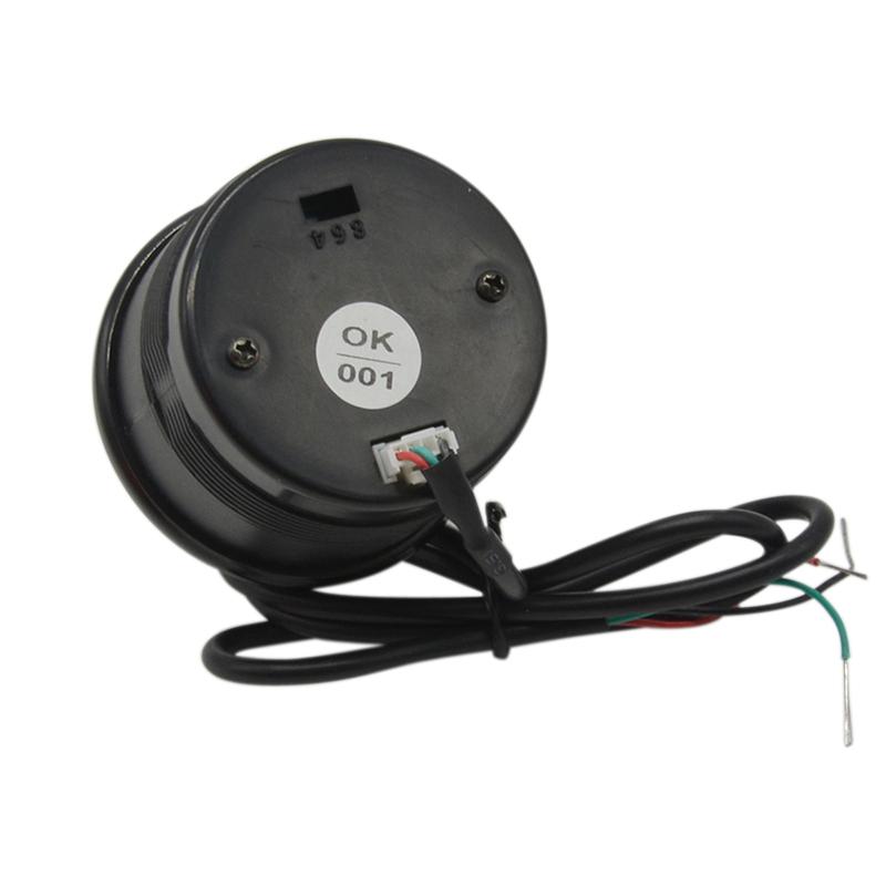 Dragon 52mm Blue LED BackLight Auto Car Motorcycle 12V Digital Voltage Volt Gauge Measurement Range 8-18V Meter