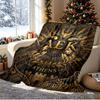 AEK Athens FC Pattern Blanket for Home Decoration, Bed, Sofa, Car Travel, Camping, Suitable for All Seasons, Birthday Christmas Gift