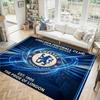 Tappeto in Velluto di Cristallo Design Chelsea FC Accogliente Non?Tappeto Stampato Antiscivolo per Camera da Letto Soggiorno Ingresso