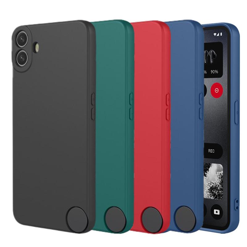 Flexible Liquid Silicone TPU Case For Nothing CMF Phone 2 Pro Phone 1 NothingPhone 2A Plus Protective Cover Fundas Coque Capa