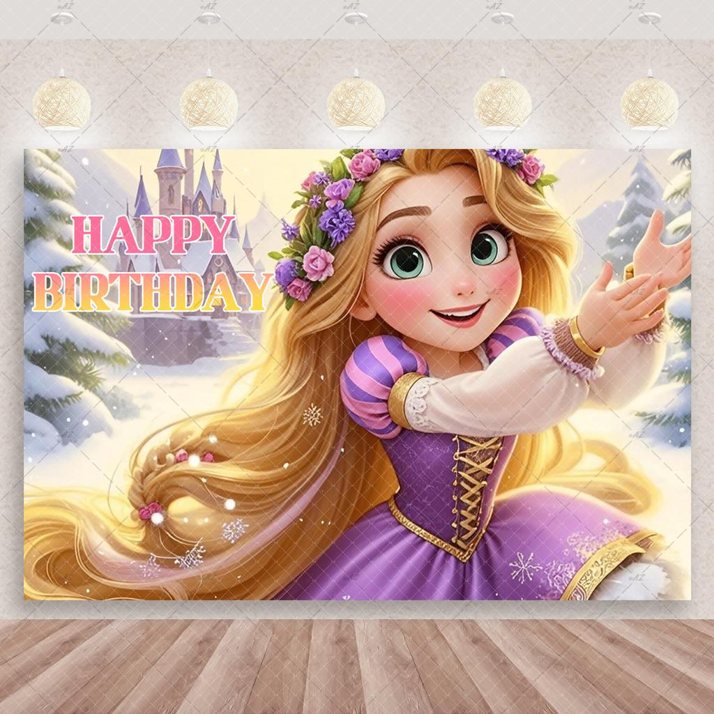 BEPAN Fundal Tematic Magic Rapunzel Personalizabil Decorațiuni și Accesorii Petrecere de Ziua de Naștere Fetiță Fundal Baby Shower Poster Cameră