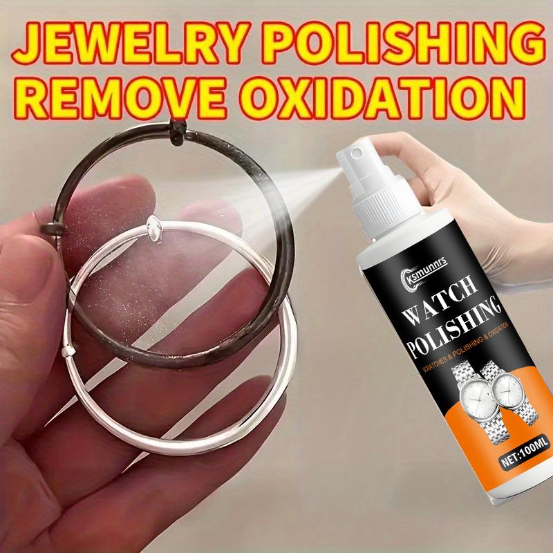 Spray per Riparazione Gioielli | Lucidante liquido multifunzionale che rimuove rapidamente i graffi e ripristina la brillantezza di oro, argento, stainle