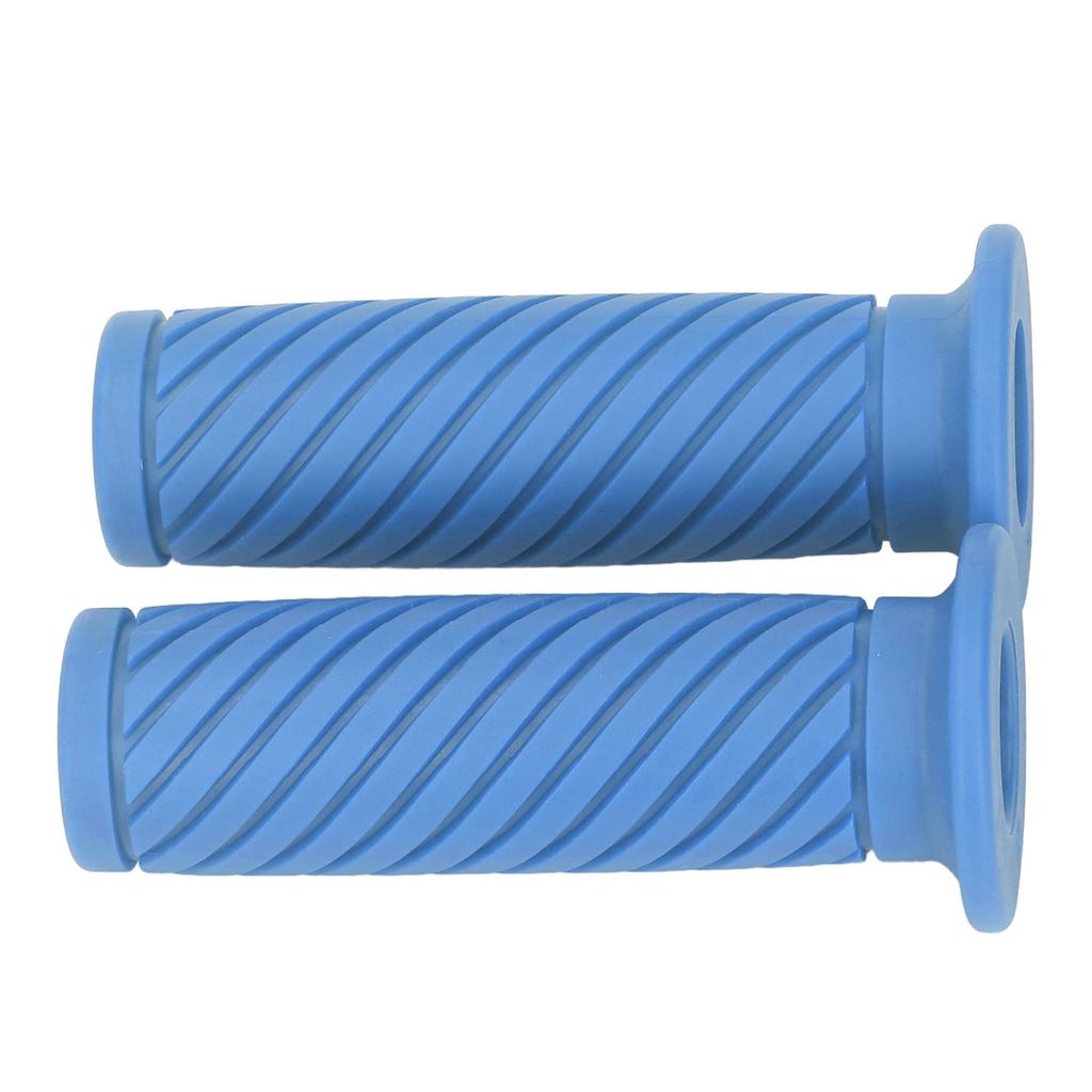 2Pcs Motorcycle Hand Grips Left Right 22mm 24mm Anti Slip Rubber Universal Fit for Motorbike Dirt