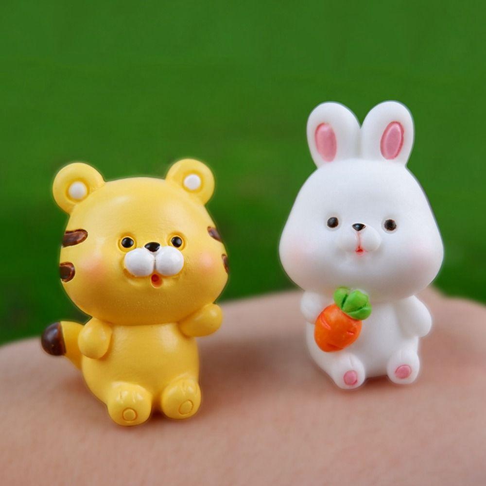 Resin Animal Landscape Decoration DIY Resin Ornaments New Miniature Statue  Home