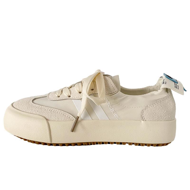 Fashion Sneakers Women Shoes Soft Sole Anti Slip Casual Student Lace Up Outdoor 2025 Running Skateboarding Shoe Fashion Vulcanized Shoes