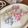 High-End Pink Bow Acetate Hairpin for Women and Babies