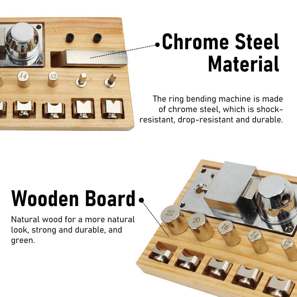 Jewelry Ring Bending Machine Multifunctional Ring Earring Bend Ring Bending Tool Set Making Jewelry Making for Jewelry Repairers