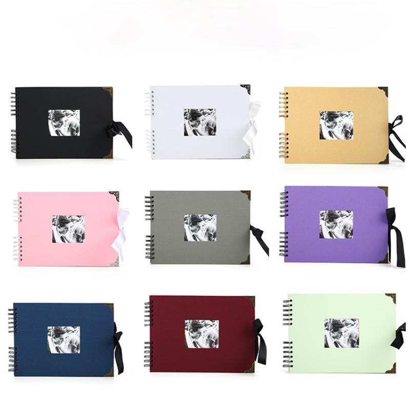 Fotoalben, 80 Seiten, Erinnerungsbücher, A4, Bastelpapier, DIY, Scrapbooking, Bild, Hochzeit, Jahrestag, Geburtstag, Kinderliebhaber, Geschenk