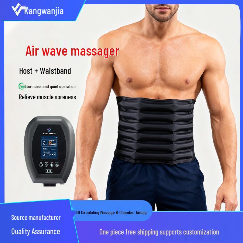 Air Wave 6-Chamber Massager for Leg, Waist, and Arm Muscle Relaxation and Fatigue Relief