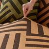 The New Full Package Sofa Cover for The Living Room Fixed Anti Slip Seat Cushions  and The Cover Fabric for Three or Four People In A Row