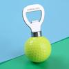 1 Pc Stainless Steel Golf Ball-Shaped Bottle Opener Novelty Corkscrew Wine And Beer Opener Golfer Practice Golf Training Aids