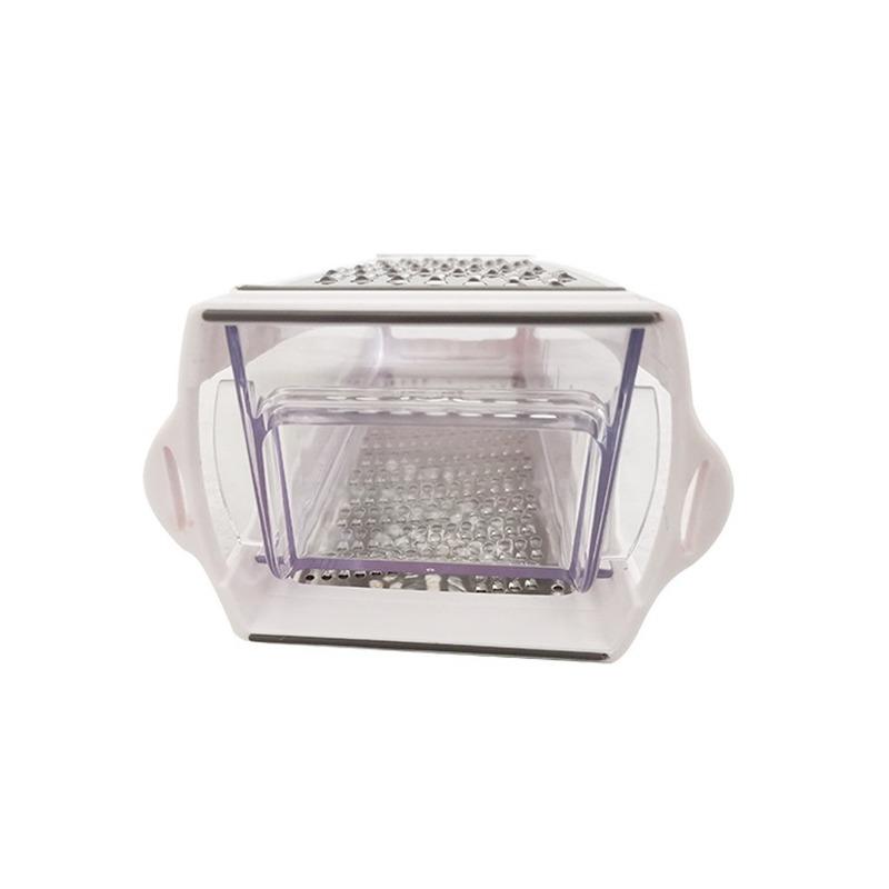 Double-sided Blades Cheese Vegetables Grater Carrot Cucumber Slicer Cutter Box Container Kitchenware Stainless Kitchen Tools