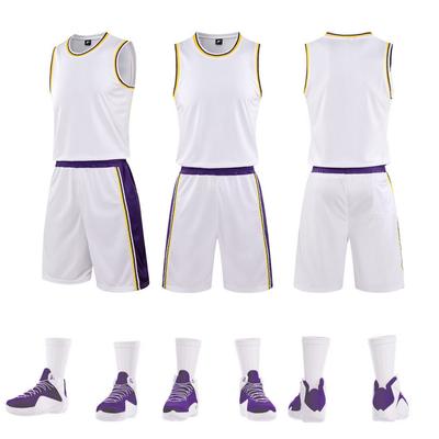 Camiseta de Baloncesto Lakers Cuello Redondo Light Board Traje para Niños y Adultos Entrenamiento Entrenamiento Camiseta Casual 3XL-5XL