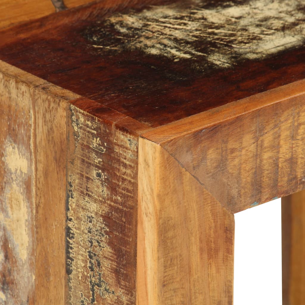 Vidaxl Stool, 40X30X40 Cm, Solid Reclaimed Wood