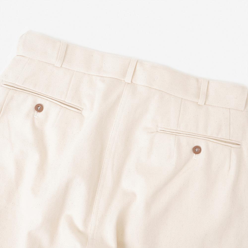 Waiemssielkeiwai German Type Navy Tropical Pants - Natural