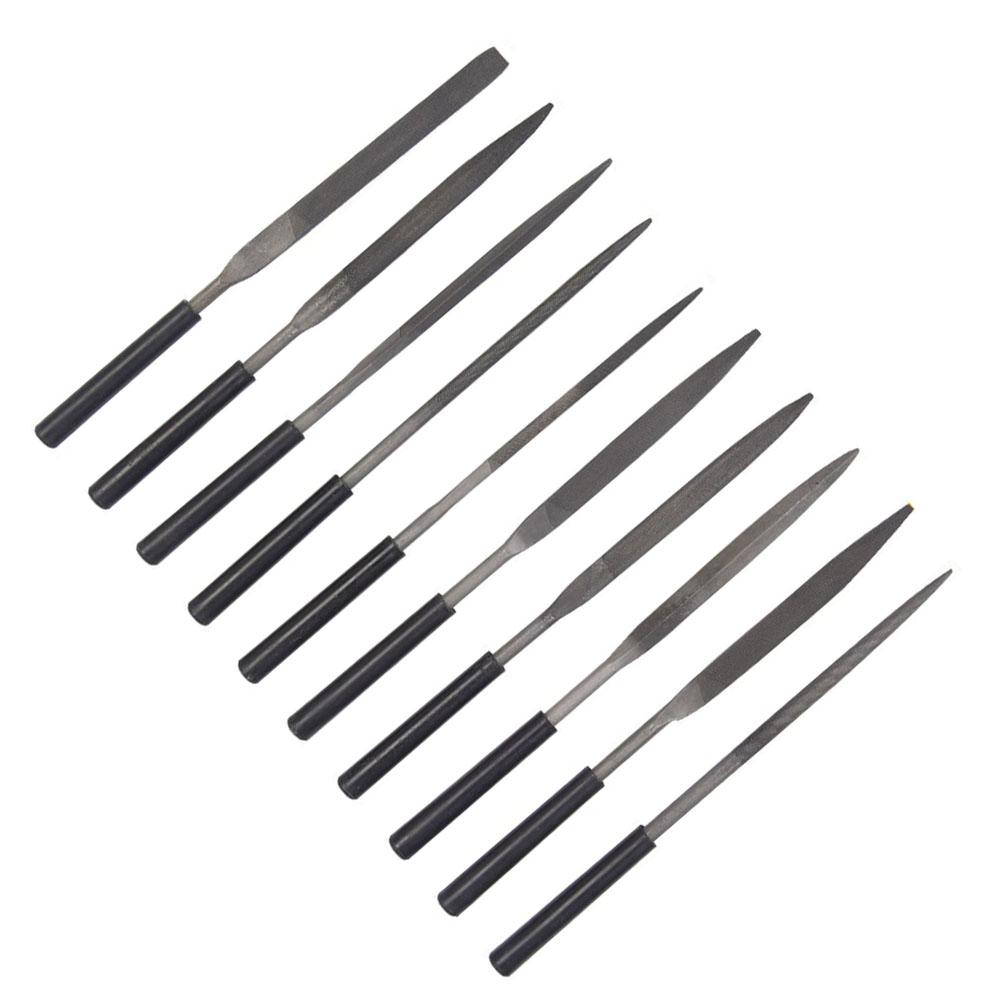 

10 Piece Needle File Set Glass Shaping 3x140mm Diamond Carving Art Craft Use Comfortable Grip Hardest Abrasive China Mainland