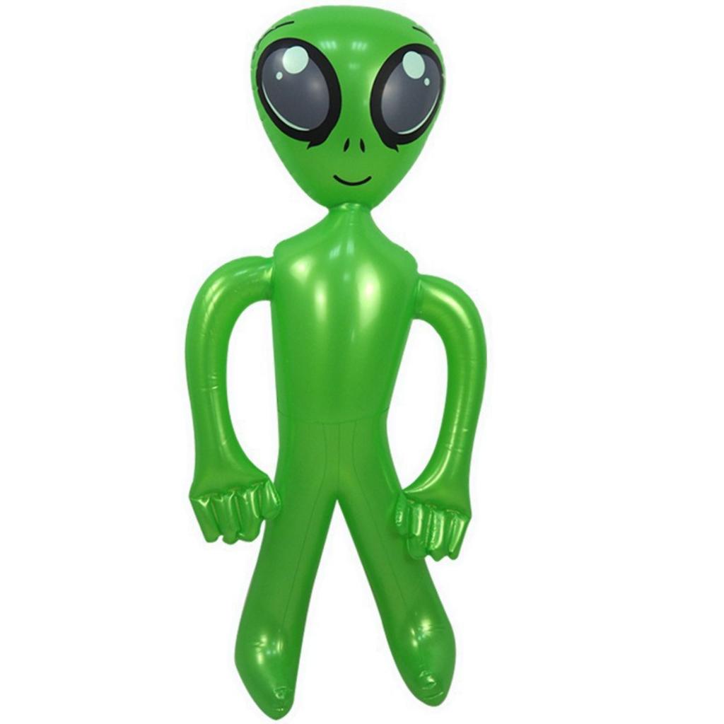 Inflatable Alien Doll Toy Large Size Durable Material Lightweight Portable for Indoor Outdoor Decoration and Party Events Fun Activity