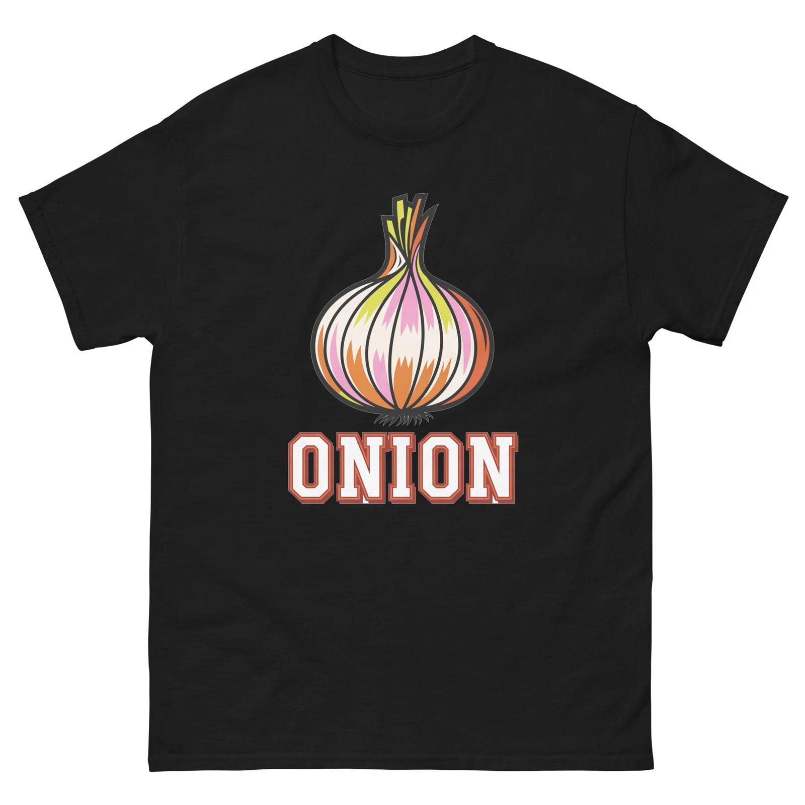 Onion Lover Food Image Cartoon Funny T-Shirt Shirt S