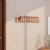 No-Drill Wall-Mounted Japanese Style Solid Wood Coat Hook for Hallway or Entrance Door 
