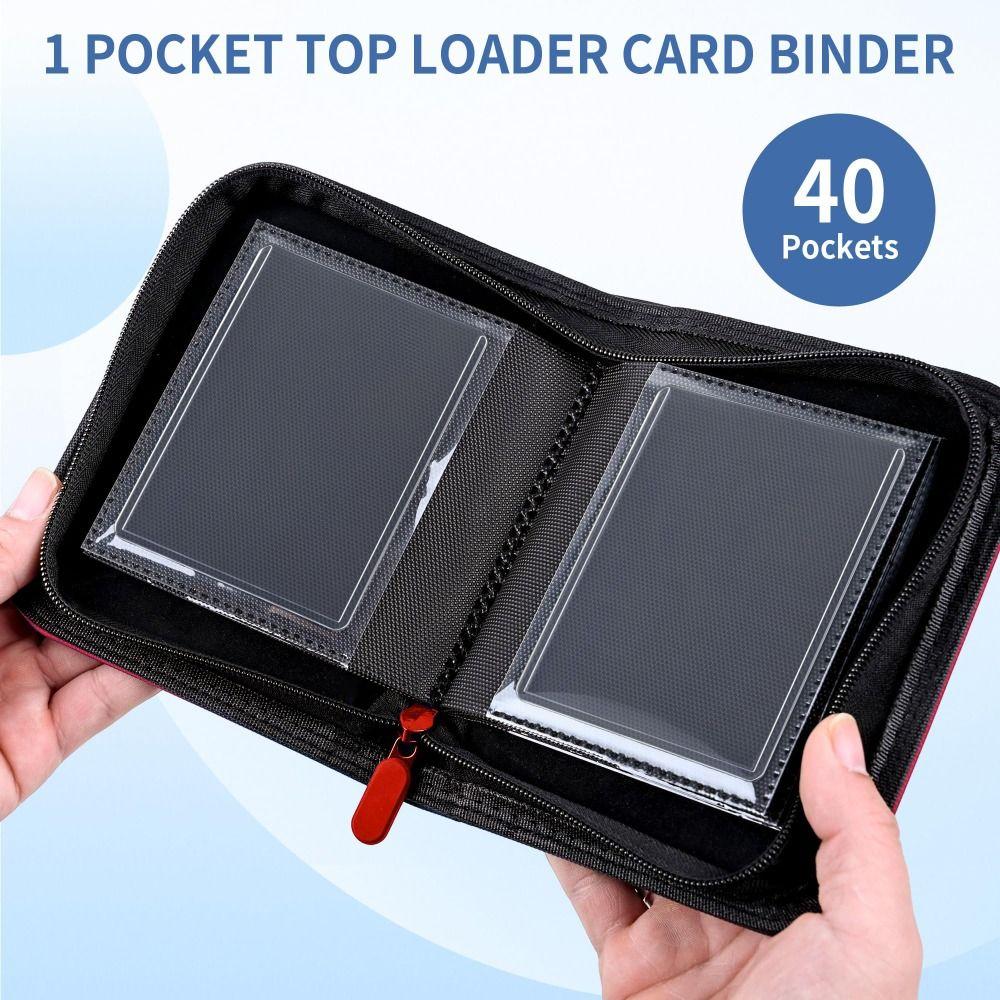 40 Taschen Mini-Kartenordner Diamantleder Fotokartenhalter Sammelkartenalbum Kartensammlung